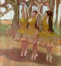 A Grecian Dance 1885 1890 Private collection Drawing pastel