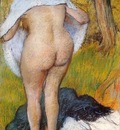Nude Woman Pulling on Her Clothes 1885 National Gallery of Art Washington USA