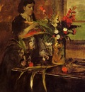 portrait of mme  rene de gas nee estelle musson 1872