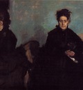 The Duchess di Montajesi with Her Daughters Elena and Camille circa 1876 Museum of Fine Arts USA