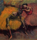 Two Dancers in Yellow and Pink circa 1900 Museu Nacional de Bellas Artes Argentina