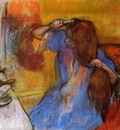 Woman Brushing Her Hair 1889 PC