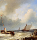 Hulk Snr Abraham Shipping Off The Dutch Coast