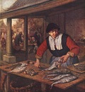 OSTADE Adriaen Jansz van The Fishwife