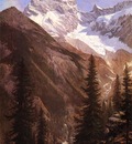 Bierstadt Albert Canadian Rockies Asulkan Glacier