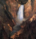 Bierstadt Albert Lower Yellowstone Falls