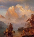 Bierstadt Albert Rocky Mountains
