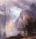 Bierstadt Albert Scene in the Sierra Nevada