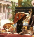 cleopatra testing poisons on condemned prisoners