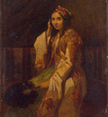 Decamps Woman in Oriental Dress