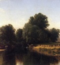 Bricher Alfred Thompson Cattle by the River