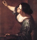 GENTILESCHI Artemisia Self Portrait As The Allegory Of Painting