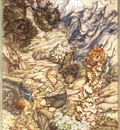 Rackham Arthur King of the Golden River Gave the Child a Bottle