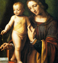 Luini Bernardino The Virgin And Child With A Columbine