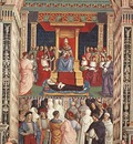 PINTURICCHIO Pope Aeneas Piccolomini Canonizes Catherine Of Siena