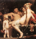 EVERDINGEN Caesar van Bacchus with Two Nymphs And Cupid