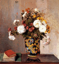 Pissarro Camille Chrysanthemums In A Chinese Vase