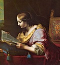 St Catherine Reading a Book wga
