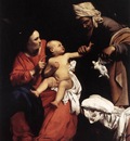 SARACENI Carlo Madonna And Child With St Anne
