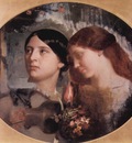 Gleyre Charles Zwei Frauen mit Blumenstrauss