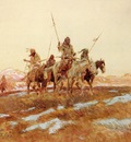 Russell Charles Marion Piegan Hunting Party