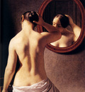 Eckerserg Christoffer Wilhem Woman Standing In Front Of A Mirror