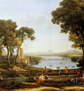 Lorrain Claude Landscape With The Marriage Of Isaac And Rebekah