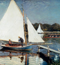 Monet Sailing At Argenteuil
