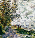 Monet The Riverbank At Gennevilliers