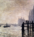 Monet The Thames And The Houses Of Parliament