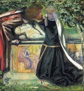 Rossetti Dante Gabriel Arthur s Tomb The Last Meeting of Lancelot and Guinevere