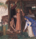 Rossetti Dante Gabriel The Passover in the Holy Family Gathering Bitter Herbs