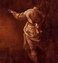 Creti Donato Study Of A Young Boy Seen From Behind