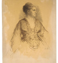 Johnson Eastman Portrait Of A Woman