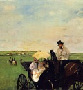 Degas Edgar A Carriage at the Races