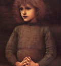 Burne Jones Portrait of a Young Boy