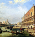 Pritchett Edward The bacino Venice Looking Towards The Grand Canal