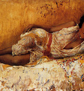 Weeks Edwin Lord Moorish Girl Lying On A Couch