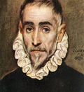 el greco portrait of an elder nobleman 1584