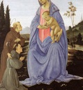 lippi filippino madonna with child st anthony of padua and a friar before
