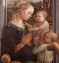 lippi fra filippo madonna with the child and two angels