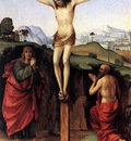 francia francesco crucifixion with sts john and jerome