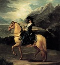 GOYA Francisco de Portrait of Maria Teresa de Vallabriga on Horseback