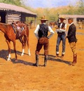 Remington Frederic Buying Polo Ponies in the West