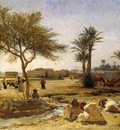 Bridgeman Frederick Arthur An Arab Village