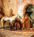 Bridgeman Frederick Arthur Scene in Morocco