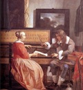 METSU Gabriel Man And Woman Sitting At The Virginal