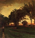 Inness George Evening Landscape