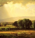 Inness George Harvest Scene in the Delaware Valley
