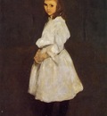 Bellows George Wesley Little Girl in White aka Queenie Barnett